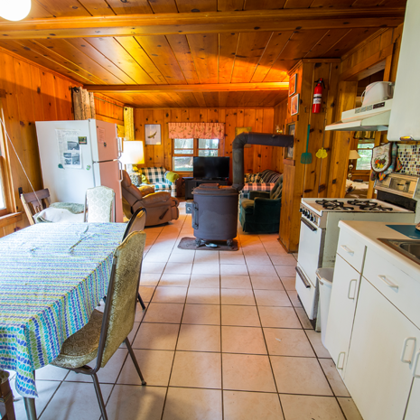 Cottage Dining Area and Kitchen